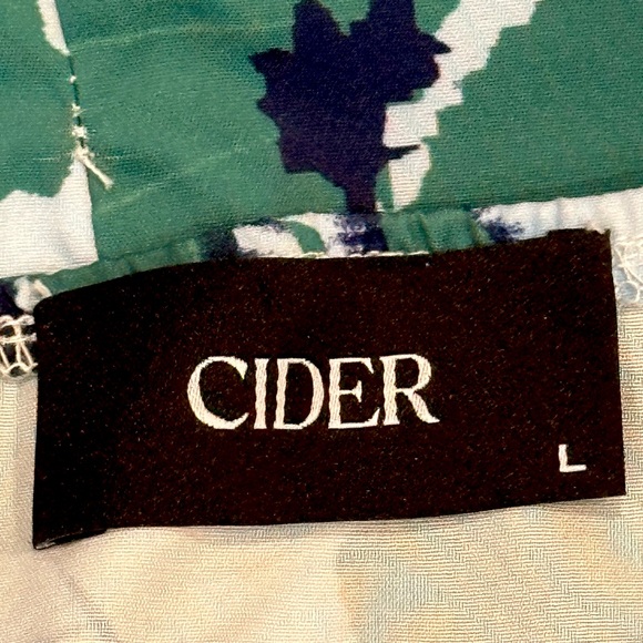 Cider Folklore Floral Print Mini Dress Sz. Large - Picture 11 of 12